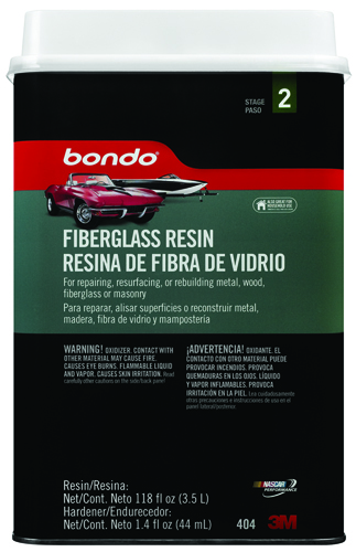 Bondo 404 Fiberglass Repair Resin, 0.9 gal Can