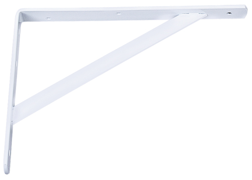 Knape & Vogt 208 WH 400 Shelf L-Bracket, Steel