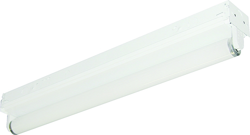Lithonia Lighting 204RUG Strip Light, 120 V, 25 W, T8 Mini-Strip Lamp, Gloss