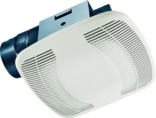 Air King BFQ50 Exhaust Fan, 50 cfm, White, 0.3 A