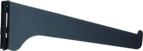 Knape & Vogt 180 BLK 10 Shelf Bracket, Steel, Powder-Coated