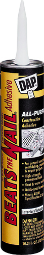 DAP 25082 Construction Adhesive, 10.3 oz Tube