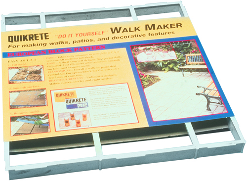 Quikrete Walk Maker 6921-34 Building Form, 80 lb Weight Capacity, 2 ft L