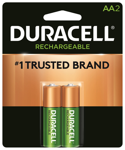 Duracell 66153 Rechargeable Battery, AA, Nickel-Metal Hydride