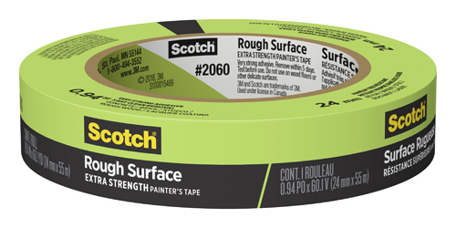 Departments - Scotch 2060-24AP Rough Masking Tape, 60 yd L, .94 in