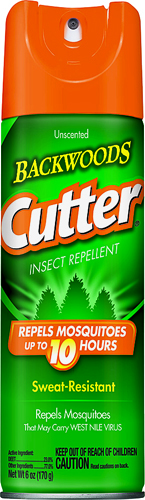 Cutter BACKWOODS 96280 Insect Repellent, 6 oz Aerosol Can