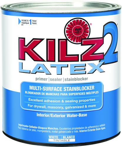 Kilz 20002 Premium Exterior Primer, White, 1 qt