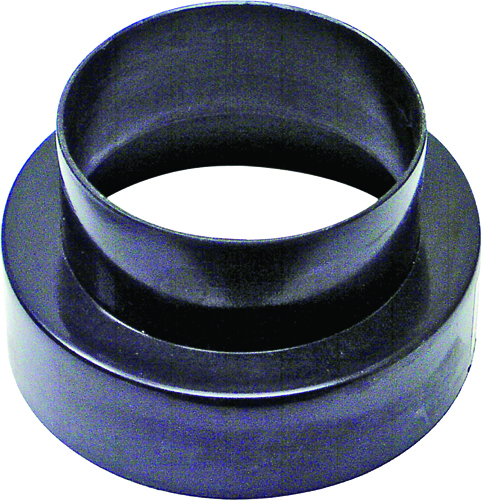 LAMBRO 235 Vent Adapter Female (Large End), Male (Small End), Plastic, Black