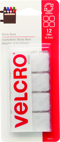 VELCRO Brand 90073 Fastener, White