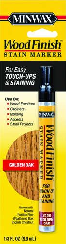 Minwax Wood Finish 63481000 Stain Marker, Golden Oak, 0.33 oz