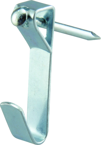 OOK 50052 Conventional Hook, 20 lb Weight Capacity, Steel, Zinc