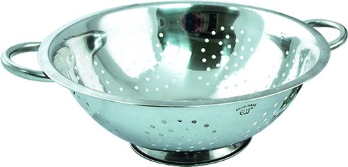 Euro-Ware 3105 Colander, 5 qt Capacity, Stainless Steel