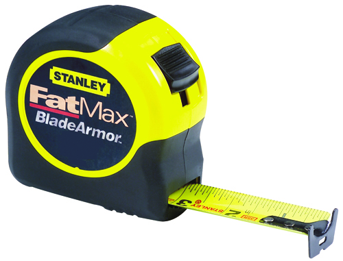 STANLEY 33-716 Measuring Tape, 16 ft L x 1-1/4 in W Blade, Steel Blade,