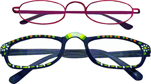 Diamond Visions RG-399 Reading Glasses, Unisex, Metal/Plastic Frame