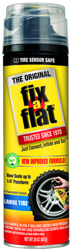 Fix-A-Flat S60430 Tire Repair Inflator, 20 oz Can