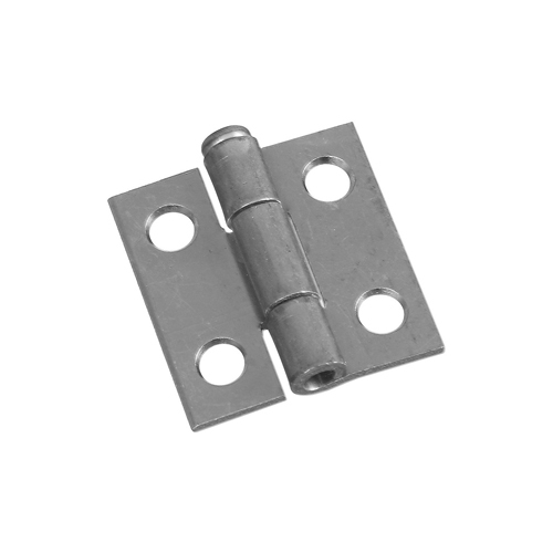 National Hardware N141-606 Narrow Hinge, 7 lb Weight Capacity, Steel, Zinc