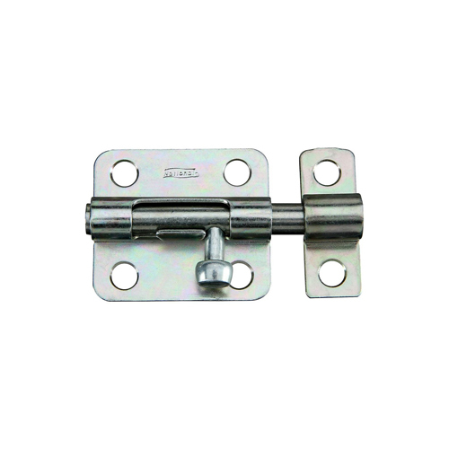 National Hardware N151-449 Barrel Bolt, 2-1/2 in L, Steel, Zinc