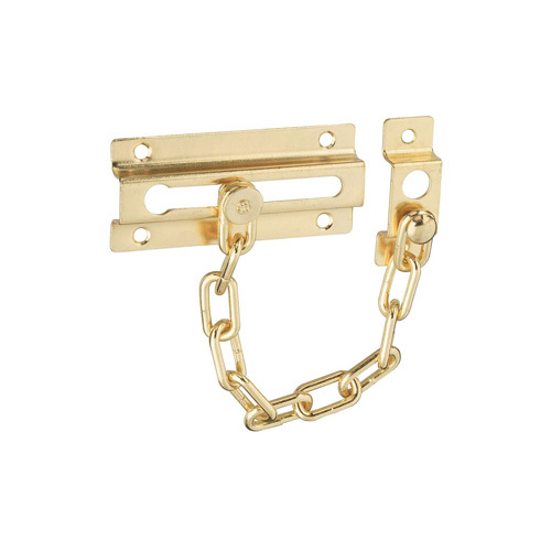 National Hardware V807 Series N183-590 Door Chain, Zinc, Brass