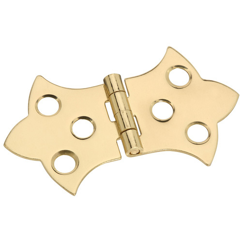 National Hardware N211-821 Decorative Hinge, 2 lb Weight Capacity, Brass