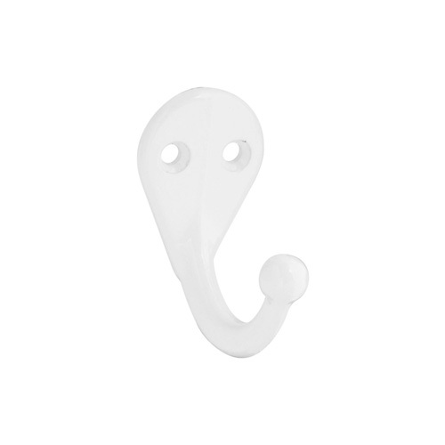 NATIONAL COAT/HAT HOOK WHITE