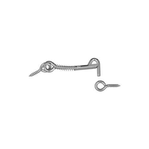 National Hardware V2002 Series N170-746 Hook and Eye, Steel, Zinc, 1 Pack