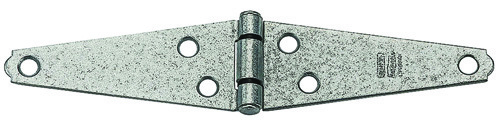 National Hardware N128-355 Strap Hinge, 33 lb Weight Capacity, Steel