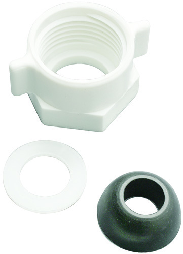 Plumb Pak PP835-49 Ballcock Coupling Nut with Cone Washer, 5/8 in