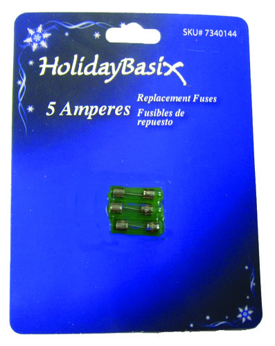 Holidaybasix U14Z103A Replacement Fuse, 5 A