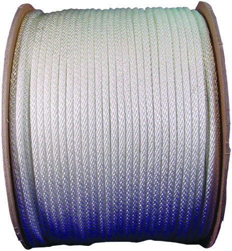 Wellington 10128 Rope, 500 ft L, 1/4 in Dia, Nylon