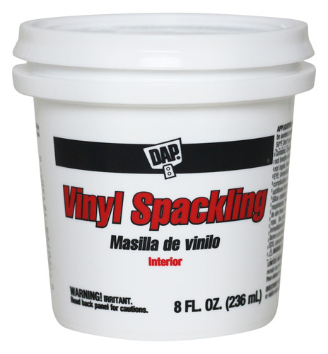 DAP 12130 Spackling Paste White, 0.5 pt Tub