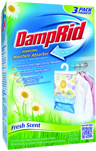 DampRid FG83K Hanging Moisture Absorber, 14 oz Box