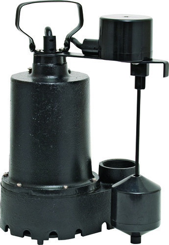 Superior Pump 92341 Sump Pump, 120 V, 4.1 A, 1-1/2 in Outlet, 46 gpm