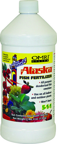 Alaska 100099247 Fish Fertilizer, 32 oz Bottle