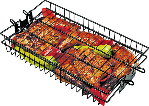 GrillPro 24785 Non-Stick Flat Spit Basket