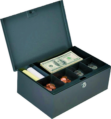 ProSource Cash Box With Key, Powder Coating