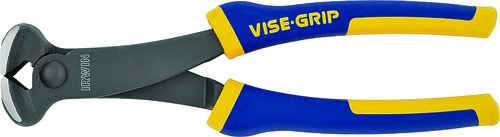 IRWIN VISE-GRIP 2078318 End Cutting Plier, Steel Jaw, 8 in OAL