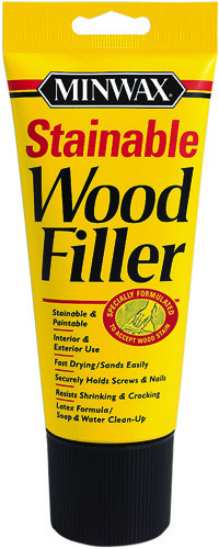 Minwax 42852 Stainable Wood Filler, 6 oz Tube