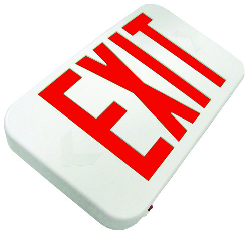 HOWARD LIGHTING HL0301B2RW Exit Sign, 120/277 VAC