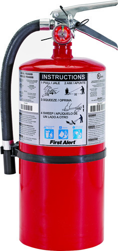 FIRST ALERT PRO10 Rechargeable Fire Extinguisher, Monoammonium Phosphate