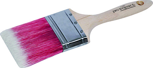 Linzer WC 1160-2.5 Paint Brush, 3 in L Bristle, Beaver Tail Handle,