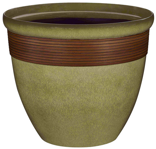 Landscapers Select Tall Wave Planter, 14-3/4 In H, Resin