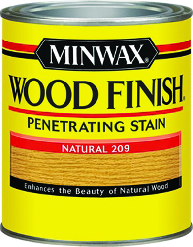 Minwax Wood Finish 220904444 Wood Stain, Natural, 0.5 pt Can