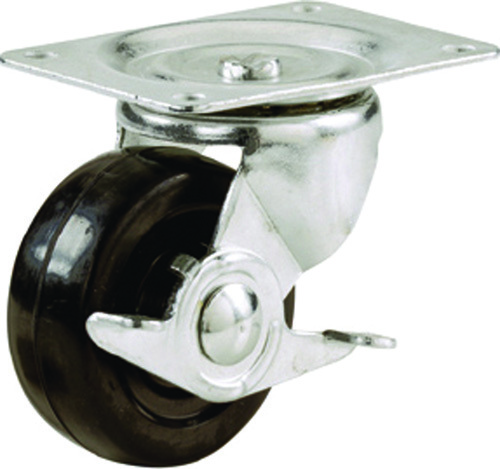 Shepherd Hardware 9512 Swivel Caster, 4 in Dia x 1-1/4 in W Wheel, 225 lb