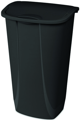 STERILITE WASTEBASKET SWG/TOP BL