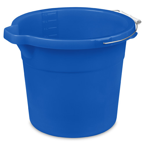 BUCKET / PAIL SPOUT BLUE  12 QT