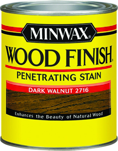 Minwax Wood Finish 22716 Wood Stain, Dark Walnut, 0.5 pt Can