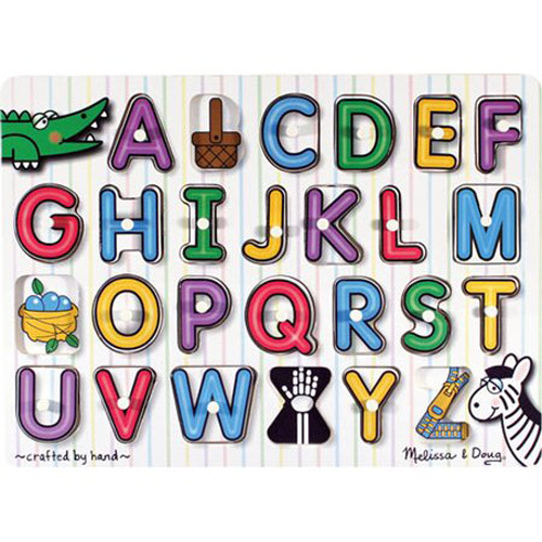 SEE INSIDE ALPHABET PEG