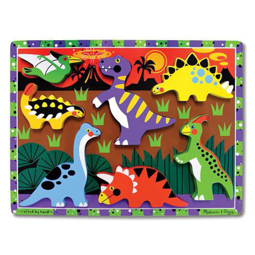 DINOSAURS CHUNKY PUZZLE 7PCS