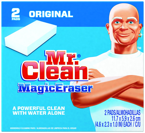 MR CLEAN  Magic Eraser, 4.6 in L, 1 in Thick