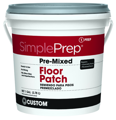 SimplePrep FP1-2 Pre?Mixed Floor?Patch, 1 gal, Pail, Gray, Paste Like